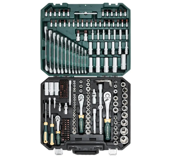 Набір інструментів 216пр. 1/4" 3/8" 1/2" (6гр,12гр) Rockforce RF-38841 Premium