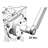 Приспособление для замены сальника коленвала VAG (1.4, 1.6 16 V )