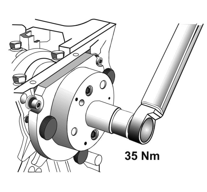 Приспособление для замены сальника коленвала VAG (1.4, 1.6 16 V )