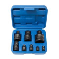 Набор ударных адаптеров 8пр.(1/4(F)x3/8"(M),3/8(F)x1/4"(M),3/8(F)x1/2"(M),1/2(F)x3/8 "(M),1/2(F)x3/4"(M),3/4(F)x1/2"(M),3/4(F)x1"(M),1(F)x3/4"(M)в кейсе FORCEKRAFT FK-4089MPB