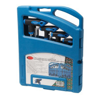 Ключ Т-подібний TORX/6-гранних з шаром, 16пр. (Н:2,2.5х75, 3,4х100, 5,6х150, 8,10х200мм; Т:10,15х75