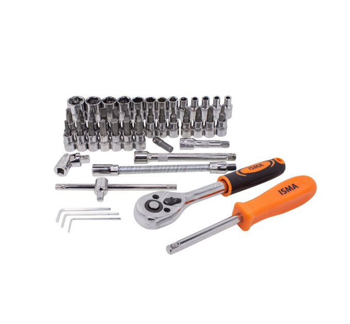 Набір інструментів 46 предметів 1/4'' (6гр.) (4-14мм) IS-2462-5 EURO