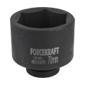 Головка ударная глубокая 70мм 1" 6гр. FORCEKRAFT FK-48510070