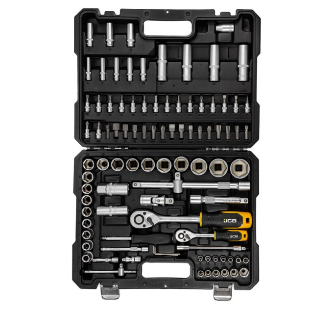 Набор инструментов 94пр.1/4'', 1/2'' (6гр.) (4-32мм) JCB-4941-5