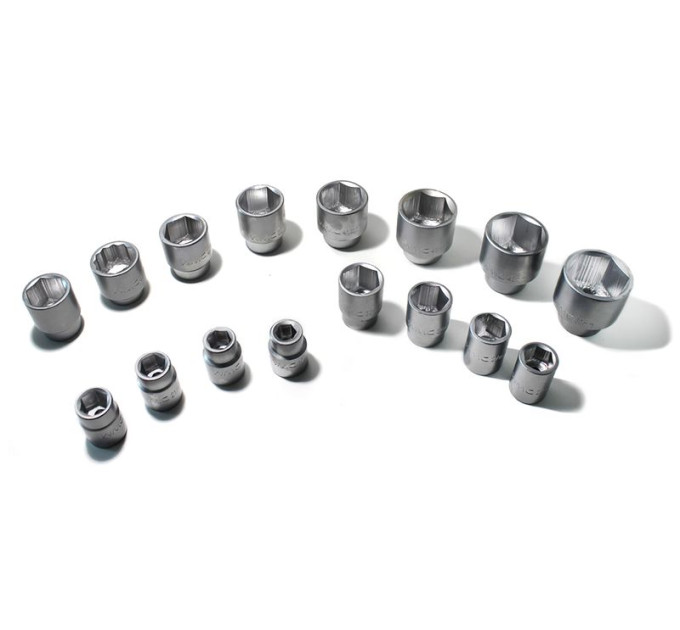 Набір інструментів 21пр 3/4 "(12гр) (17,19,21,22,24,27,30,32,34,36,36-6гр., 38,41,46,48,50мм)