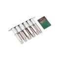 Набір головок-біт різнопрофільних Spline & Torx, 6 пр. (М16, М18, Т70, Т80, Т90, Т100; L-100мм) 1/2" ROCKFORCE RF-40918L