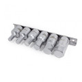 Набор головок для маслосливных пробок 6пр. 1/2" 6-гранная (8,10,12,14,17,19мм) на планке Forsage F-4063
