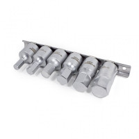 Набор головок для маслосливных пробок 6пр. 1/2" 6-гранная (8,10,12,14,17,19мм) на планке Forsage F-4063