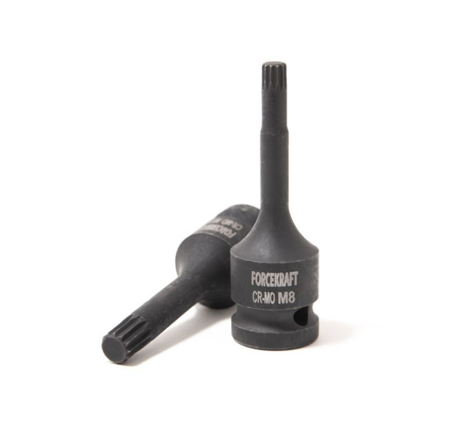 Головка-бита SPLINE ударная M8,1/2" FORCEKRAFT FK-24807808MPB