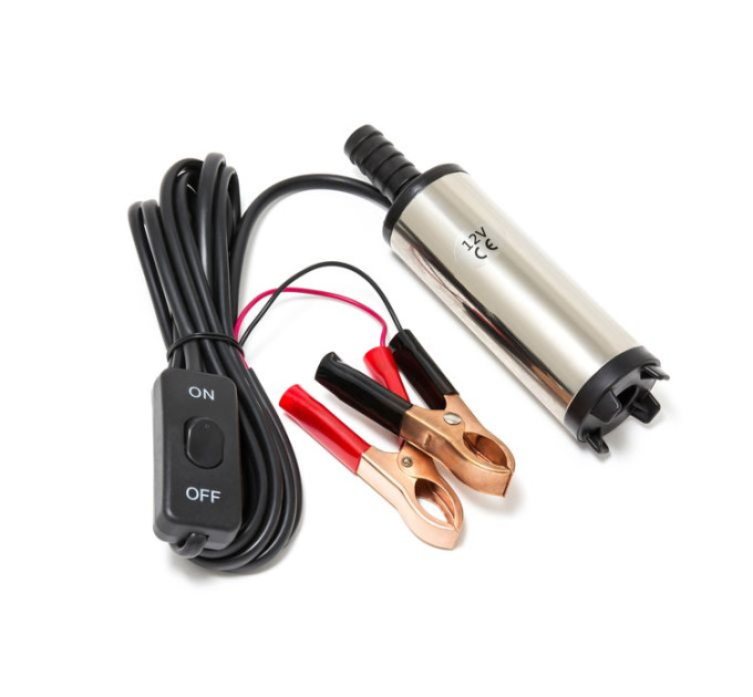 Насос для перекачування палива (12V, 40W, 20л/хв, Ø38мм, Ø вихідного отв. 16мм, довжина проводу 3м) Forsage F-ST33-10