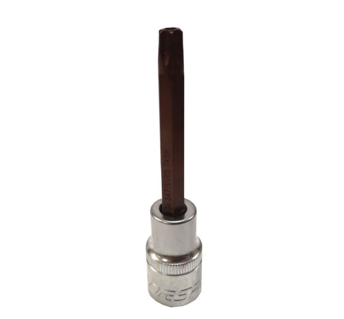 Головка-бита TORX Premium T80 с отверстием 1/2 (L-100мм) Forsage F-34710080