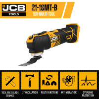 Реноватор 18V (5000-15000 об/мин) без аккумулятора JCB-18MT-BE
