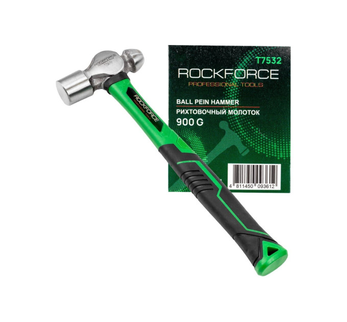 Молоток рихтовочный 900гр ROCKFORCE RF-T7532