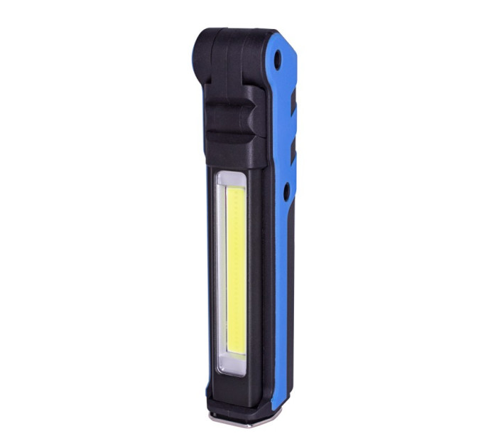 Фонарь светодиодный аккумулятор с магнитом (5W/3WCOB,150/360Lumen,3.7V,2000mAh,t зарядки 4ч,зарядка