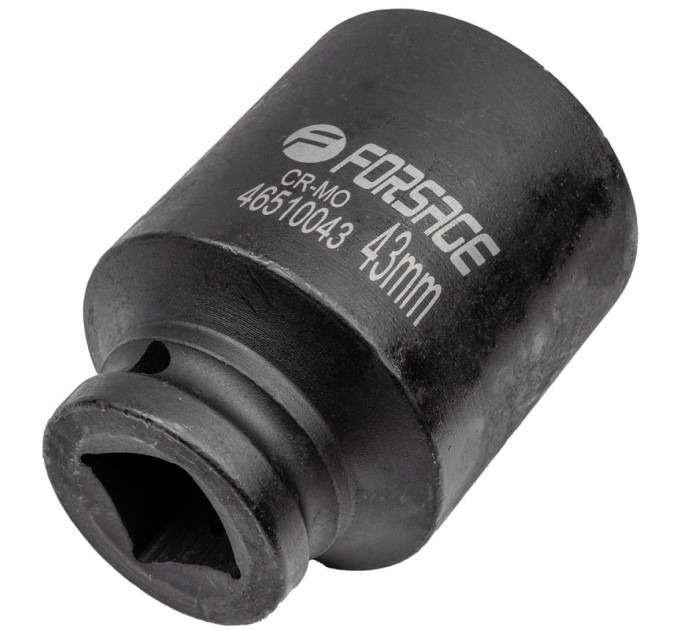 Головка ударная глубокая 3/4" 6-гранная 43мм ROCKFORCE RF-46510043