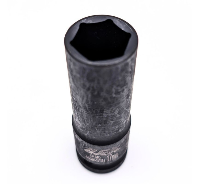 Головка ударная тонкостенная 1/2" 17 мм, 6гр, L=85мм для колесных гаек JBC-4458517TH