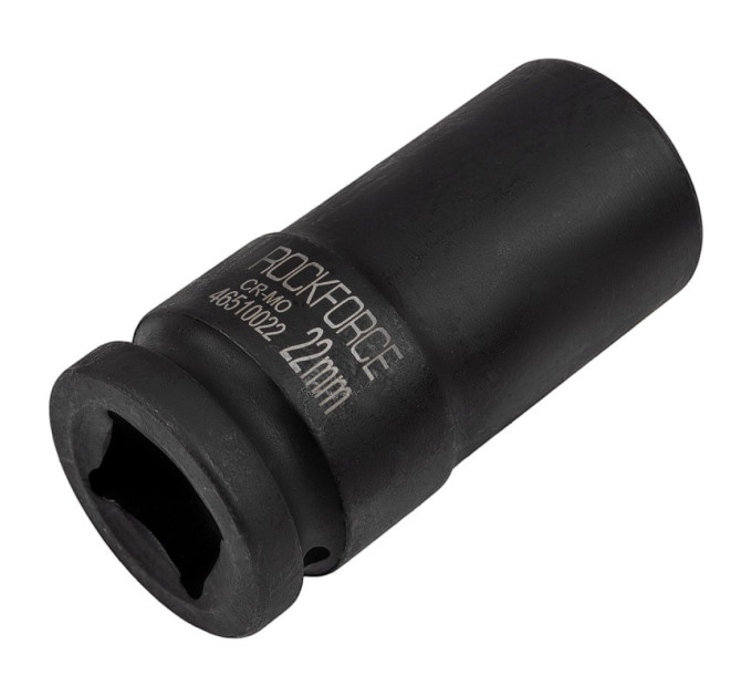 Головка ударная глубокая 3/4" 6-гранная 22мм ROCKFORCE RF-46510022