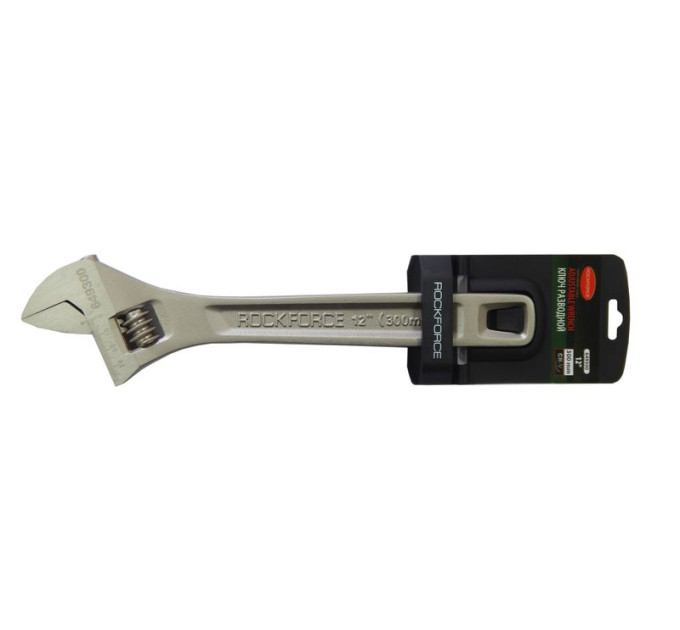 Ключ розвідний Profi CRV 12"-300мм (захоплення 0-35мм) ROCKFORCE RF-649300