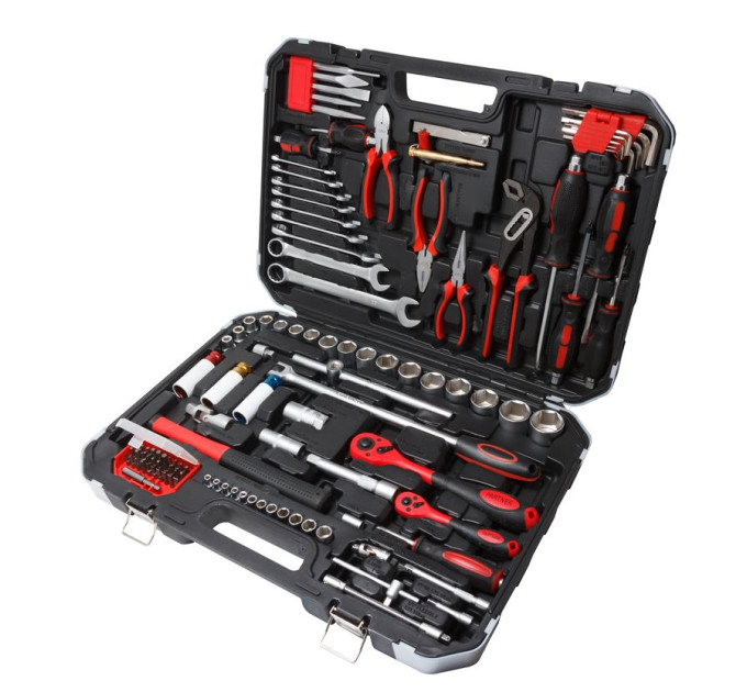 Набор инструментов 127 предметов 1/2",1/4", 3/8" (6гр.) Partner PA-40127