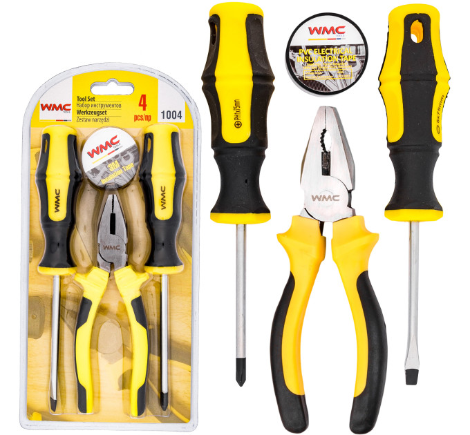 Набір інструментів 4пр. WMC TOOLS WT-1004