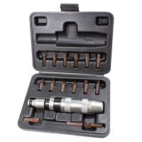 Отвертка ударно поворотная с набором бит, 17пр. 1/2"(F)х5/16"(F) 5/16"(М)x1/2"(М)(PH2,3;PZ2,3;SL9,11мм;Torx 25,30,40,45,50;Hex 6,8,10ммх36мм)в кейсе Forsage