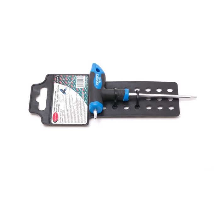 Ключ Т-образный TORX с прорезиненной рукояткой T10х75мм ROCKFORCE RF-76710G