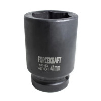 Головка ударная глубокая 1" 6-гранная 41мм FORCEKRAFT FK-48510041