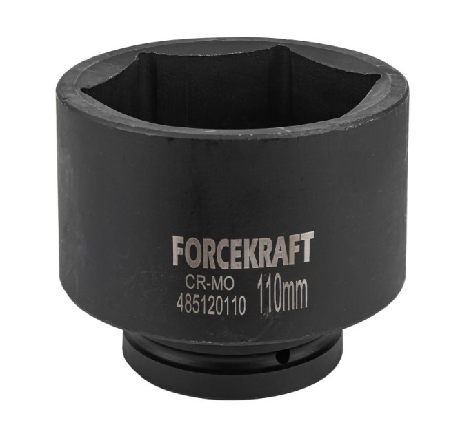Головка ударная глубокая 1'' 6-гранная 110мм Forcekraft FK-485120110