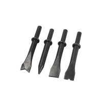 Набір зубил різних профілів 4пр. (Круглий ø10mm L-125мм) Forsage F-RP7002-4
