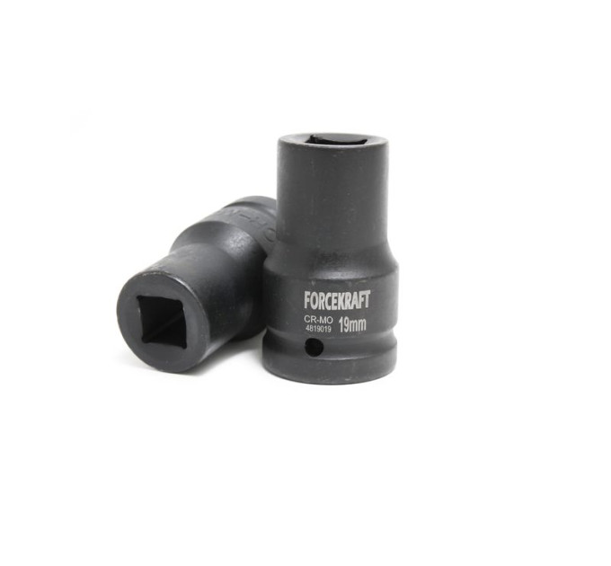 Головка ударная для футорки 1" 4-гранная 19мм FORCEKRAFT FK-4819019