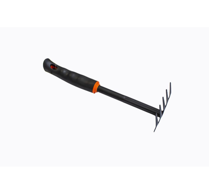Грабли мини с пластиковой рукояткой (5-зуб., L-300мм) WMC TOOLS WT-TG2103024-D