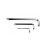 Ключ Г-образный TORX экстра длинный с отверстием T30H