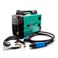 Сварочный аппарат Profi MIG, MMA (220V, 7.2кВт, 20-250А, электрод 1,6-5мм, проволока 0.6-1мм, к-т мощности 0.98, раб. цикл 60%, IP2IS) с аксессуарами FORSAGE F-MIG/MMA25