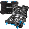 Набір інструментів 216пр. 1/4'', 3/8'', 1/2'' (6гр.) KingTul KT-38841 EURO