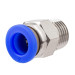 Фітинг 1/4" для пластикових трубок зовнішнє різблення 8мм ROCKFORCE RF-SPC08-02