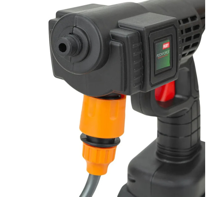 Мийка високого тиску акумуляторна 20В, 2.8л/мин, 15 бар Rockforce RF-PG001