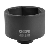 Головка ударная глубокая 1'' 6-гранная 115мм Forcekraft FK-485100115