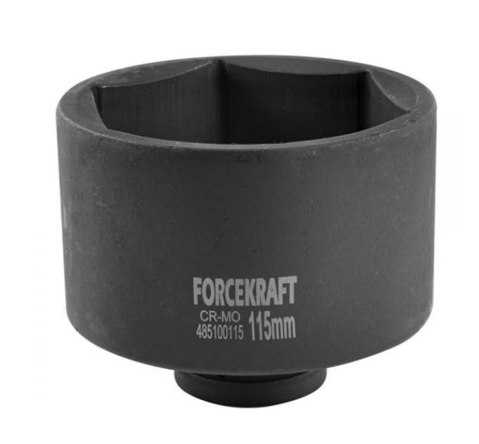 Головка ударная глубокая 1'' 6-гранная 115мм Forcekraft FK-485100115