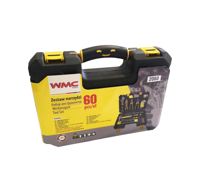 Набір інструменту 60пр. 1/4" (6гр.) WMC TOOLS 2060