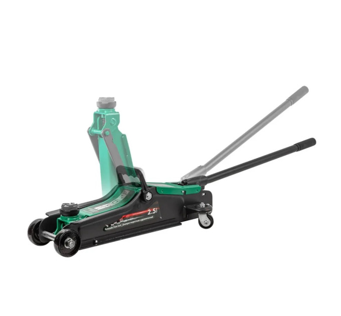 Домкрат подкатной 2.5т (90-400мм) гидравлический в кейсе ROCKFORCE RF-T830031DS