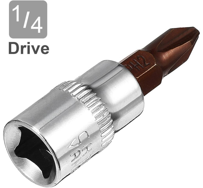 Головка 1/4" с насадкой Philips PH2 Forsage F-321322 Premium