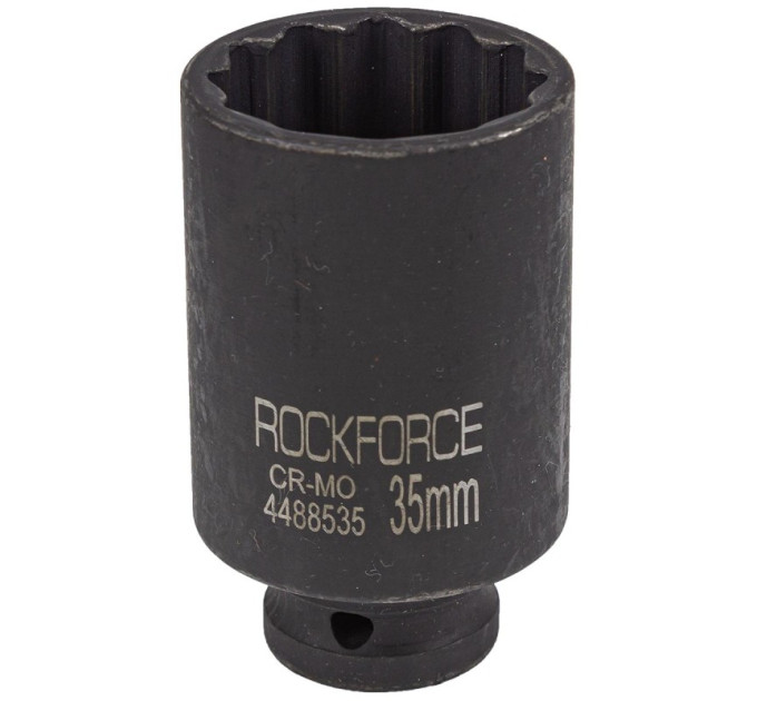 Головка ударная глубокая 1/2" 12-гранная 35мм ROCKFORCE RF-4488535
