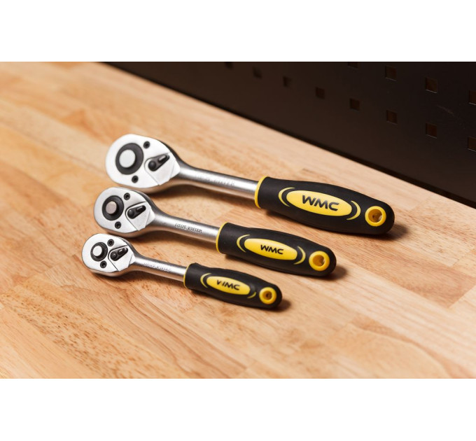 Набір інструментів 216пр. 1/2", 1/4", 3/8" WMC TOOLS 38841
