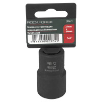 Головка-экстрактор для поврежденных болтов/гаек 21мм*50мм 1/2" ROCKFORCE RF-90621 Головка-экстрактор для поврежденных болтов/гаек 21мм*50мм 1/2" ROCKFORCE RF-90621