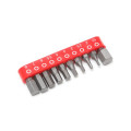 Набір біт 10пр. 1/4" Hex (5.5, H10, H2.5, H2, H3, H4, H5, H6, H7, H8мм; L-25мм) Forsage F-21021