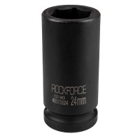 Головка ударная глубокая 3/4" 6-гранная 24мм ROCKFORCE RF-46510024 Головка ударная глубокая 3/4" 6-гранная 24мм ROCKFORCE RF-46510024
