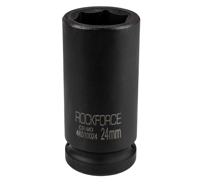 Головка ударная глубокая 3/4" 6-гранная 24мм ROCKFORCE RF-46510024