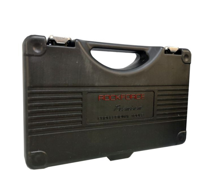 Набір біт 40пр. 3/8" з бітотримачами (Torx: T20,T55; Hex: H12,H4мм; Spline: M12,M5) у пластиковому кейсі ROCKFORCE RF-4401D