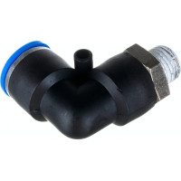Фитинг угловой для пластиковых трубок 12мм с наружной резьбой 1/4" ROCKFORCE RF-SPL12-02 Фитинг угловой для пластиковых трубок 12мм с наружной резьбой 1/4" ROCKFORCE RF-SPL12-02