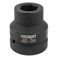 Головка ударна 21мм 1 "6гр. FORCEKRAFT FK-48521